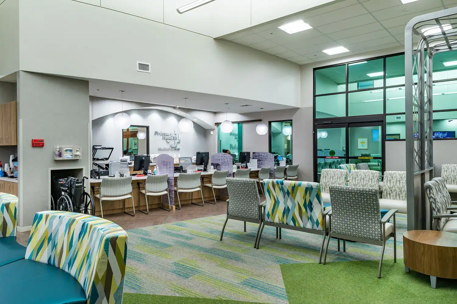 St. Luke’s Family Health Medical office lobby