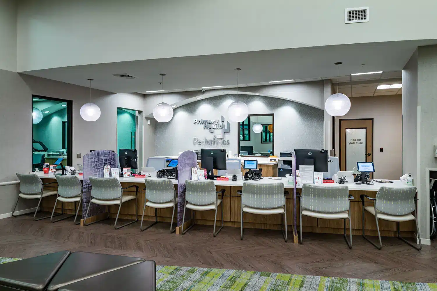 St. Luke’s Family Health Medical office lobby