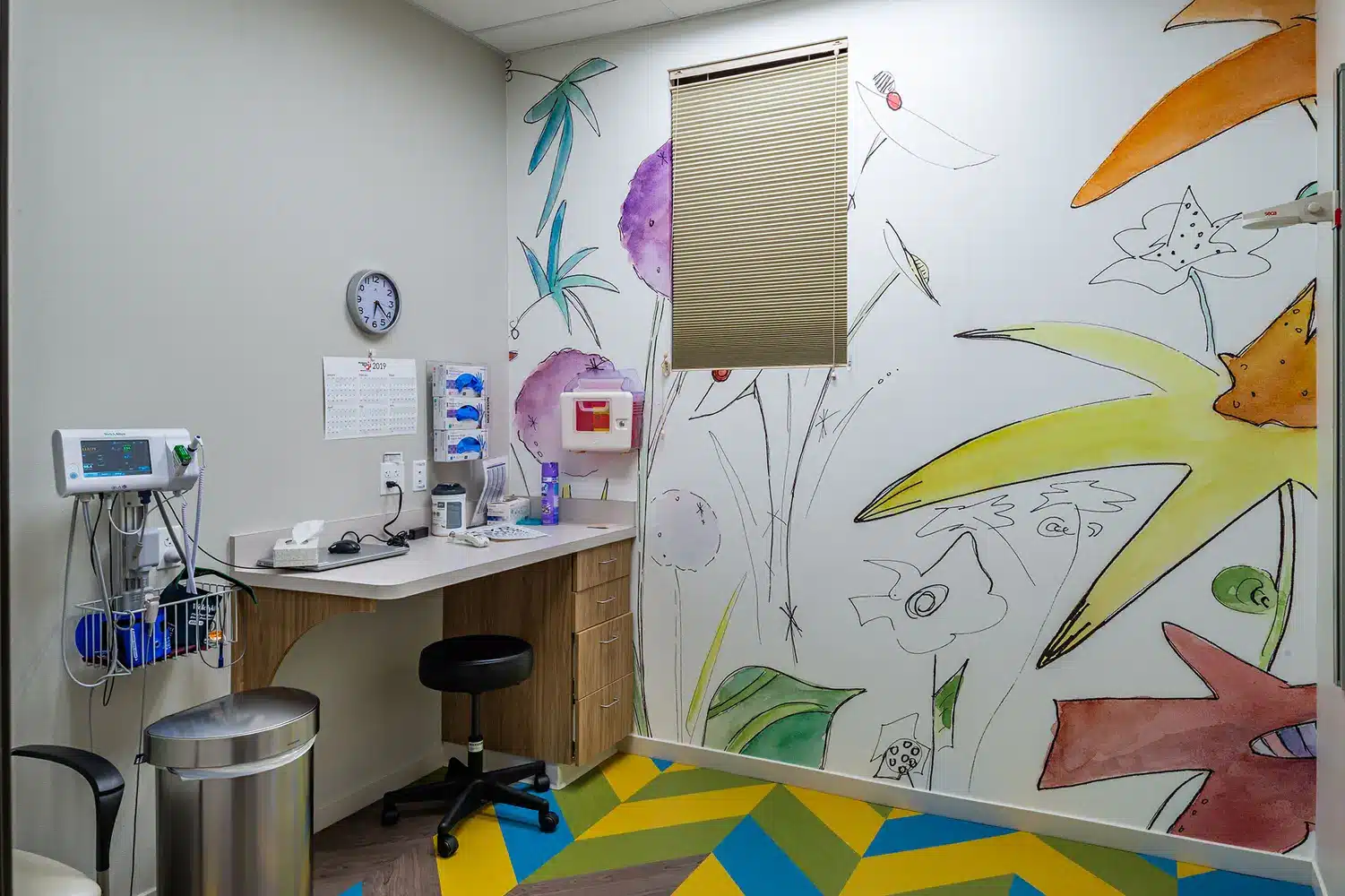 St. Luke’s Family Health Medical examine room